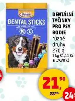 Penny Market DENTÁLNÍ TYČINKY PRO PSY BODIE nabídka