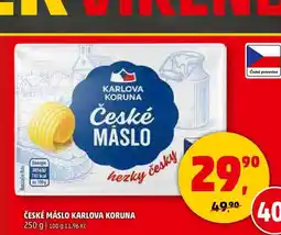 Penny Market ČESKÉ MÁSLO KARLOVA KORUNA nabídka