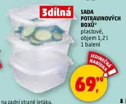 Penny Market SADA POTRAVINOVÝCH BOXŮ, 3 dílná nabídka