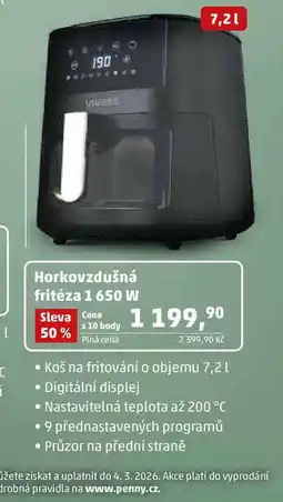 Penny Market Horkovzdušná fritéza 1 650 W nabídka