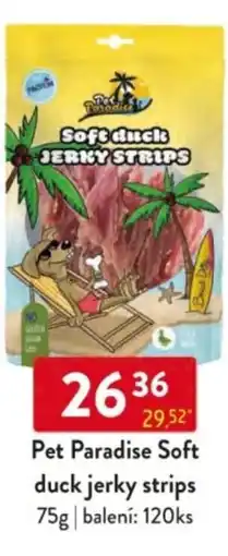 Qanto Pet Paradise Soft duck jerky strips nabídka