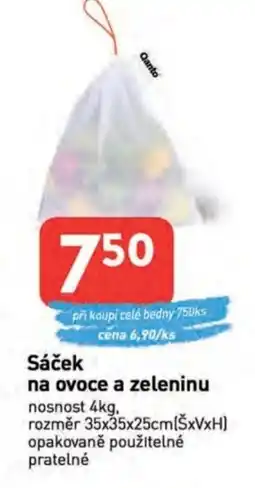 Qanto Sáček na ovoce a zeleninu nabídka