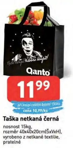 Qanto Taška netkaná černá nabídka