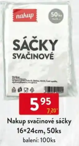 Qanto Nakup svačinové sáčky 16x24cm nabídka