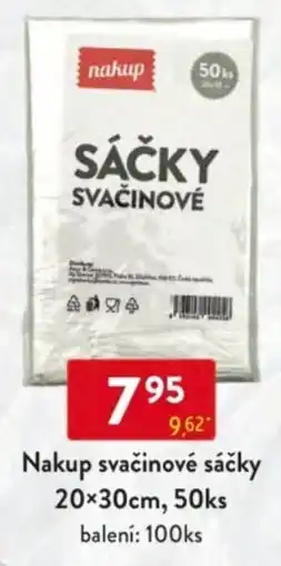 Qanto Nakup svačinové sáčky nabídka