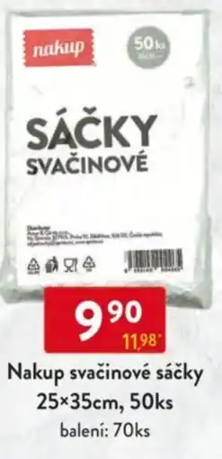 Qanto Nakup svačinové sáčky 25x35cm nabídka