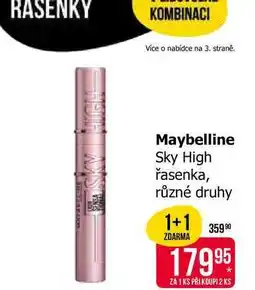 Teta Maybelline Sky High řasenka, různé druhy nabídka