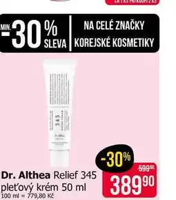 Teta Dr. Althea Relief 345 pleťový krém nabídka