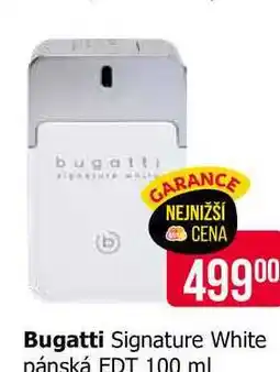 Teta Bugatti Signature White pánská FDT nabídka