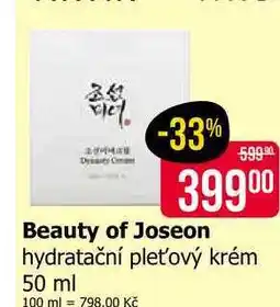 Teta Beauty of Joseon hydratační pleťový krém nabídka