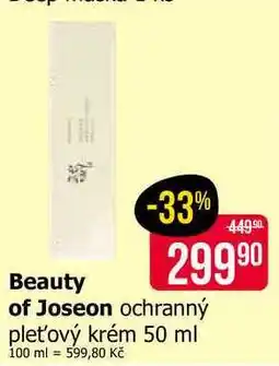 Teta Beauty of Joseon ochranný pleťový krém nabídka