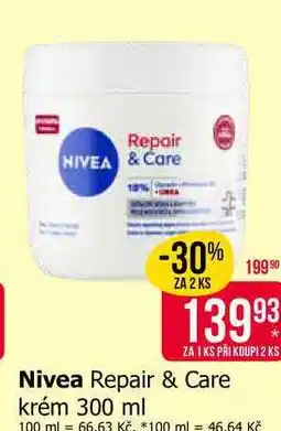 Teta Nivea Repair & Care krém nabídka