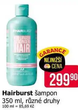Teta Hairburst šampon 350 ml, různé druhy nabídka