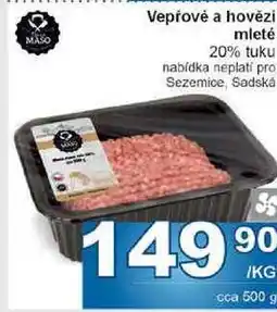 Jip Vepřové a hovězí mleté 20% tuku nabídka