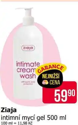 Teta Ziaja intimní mycí gel nabídka