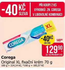 Teta Corega Original XL fixační krém nabídka