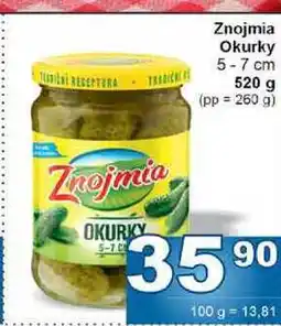 Jip Znojmia Okurky 5-7 cm 520 g (pp = 260 g) nabídka
