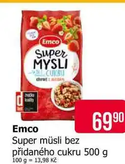 Teta Emco Super müsli bez přidaného cukru nabídka