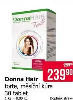 Teta Donna Hair forte, měsíční kúra 30 tablet nabídka