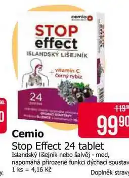 Teta Cemio Stop Effect 24 tablet nabídka