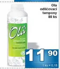 Jip Ola odličovací tampony 80 ks nabídka