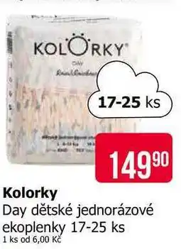 Teta Kolorky Day dětské jednorázové ekoplenky 17-25 ks nabídka