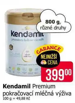 Teta Kendamil Premium pokračovací mléčná výživa nabídka