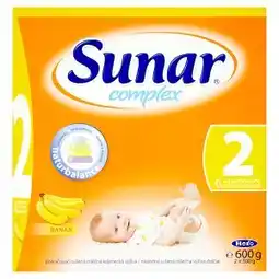 Teta Sunar Complex 2 banán pokračovací sušená mléčná kojenecká výživa 2 x 300g 600g nabídka