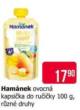 Teta Hamánek ovocná kapsička do ručičky 100 g, různé druhy nabídka