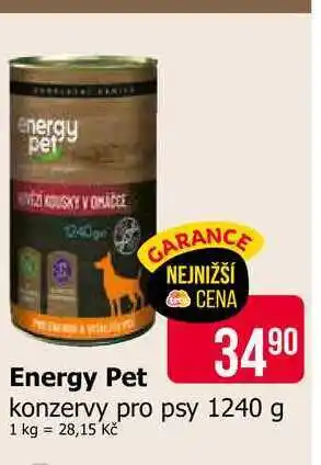 Teta Energy Pet konzervy pro psy nabídka