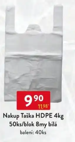Qanto Nakup Taška HDPE 4kg /blok 8my bílá nabídka