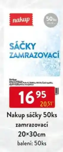 Qanto Nakup sáčky zamrazovací 20x30cm nabídka