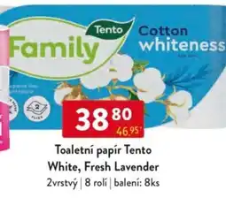 Qanto Toaletní papír Tento White, Fresh Lavender nabídka