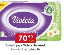 Qanto Toaletní papír Violeta Heřmánek nabídka