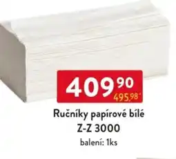 Qanto Ručníky papírové bílé Z-Z 3000 nabídka
