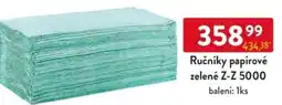 Qanto Ručníky papírové zelené Z-Z 5000 nabídka