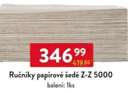 Qanto Ručníky papírové šedé Z-Z 5000 nabídka