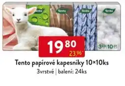 Qanto Tento papírové kapesníky nabídka