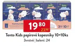 Qanto Tento Kids papírové kapesníky nabídka