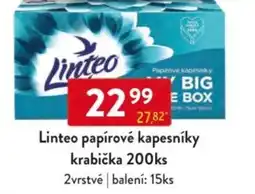 Qanto Linteo papírové kapesníky krabička nabídka