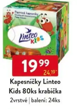 Qanto Kapesníčky Linteo Kids krabička nabídka
