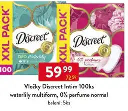 Qanto Vložky Discreet Intim waterlily multiform, 0% perfume normal nabídka