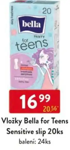 Qanto Vložky Bella for Teens Sensitive slip nabídka
