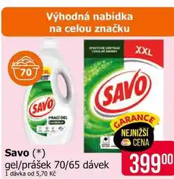 Teta Savo gel/prášek 70/65 dávek nabídka