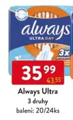 Qanto Always Ultra 3 druhy nabídka