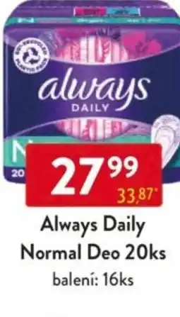 Qanto Always Daily Normal Deo nabídka