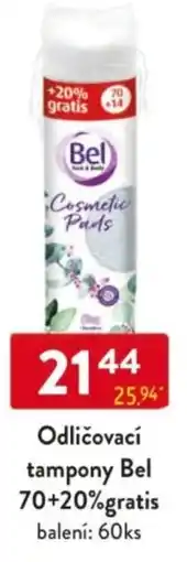 Qanto Odličovací tampony Bel 70+20%gratis nabídka