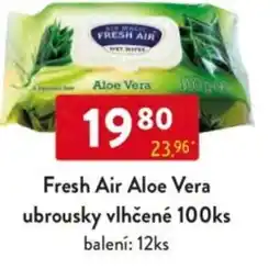Qanto Fresh Air Aloe Vera ubrousky vlhčené nabídka