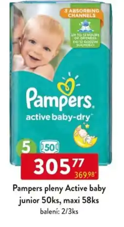 Qanto Pampers pleny Active baby nabídka