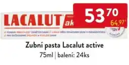 Qanto Zubní pasta Lacalut active nabídka